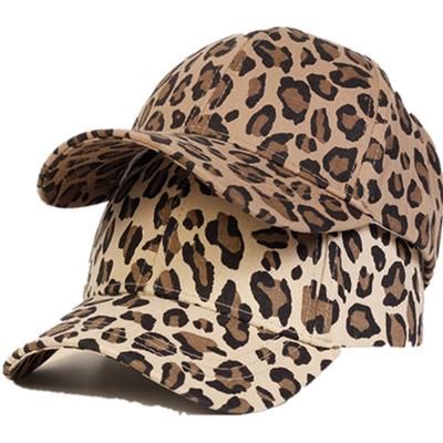 Children Leopard Print Cotton Baseball Hat Boys and Girls Outdoor Travel Hats Leisure Sports Golf Caps Fashion Sunscreen Cap
