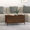 819595 vidaXL Coffee Table Brown Oak 90x44.5x45 Cm Engineered Wood