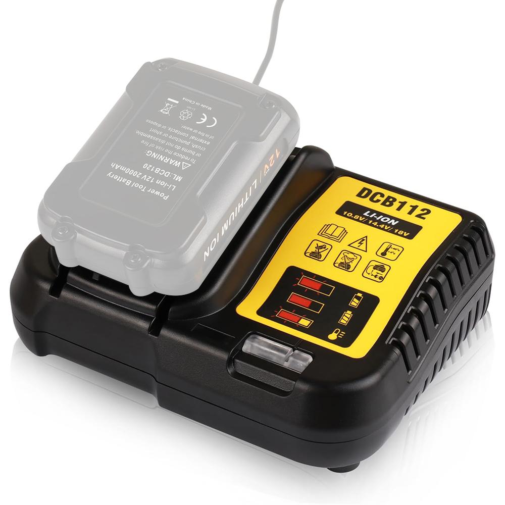 DCB112 DCB609 Lithium Battery Charger For Dewalt 10.8V 12V 14.4V 18V 20V DCB206 DCB205 DCB204 DCB203 DCB120,DCB107 DCB115 DCB105