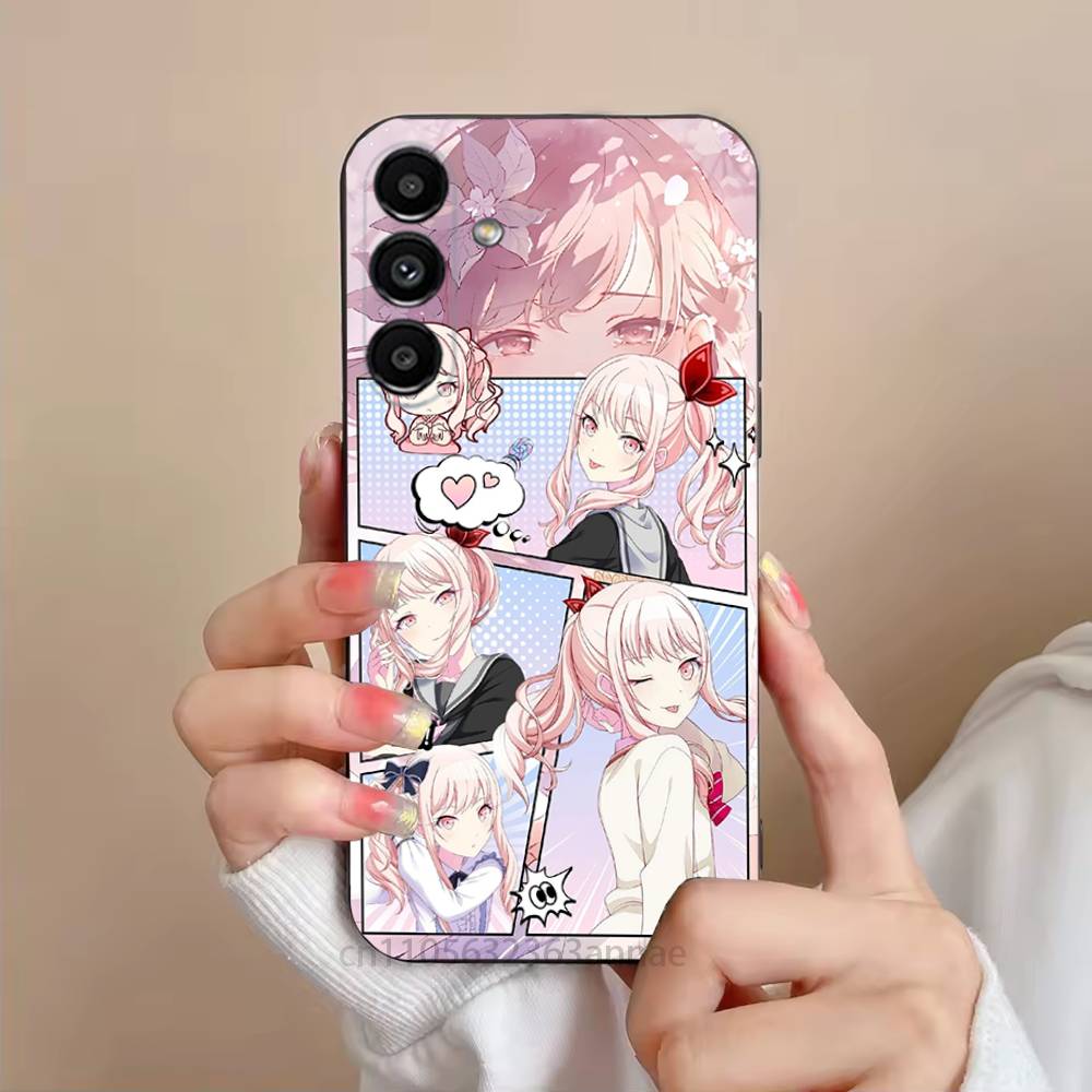 

P-project Игра sekai M-Mizuki Чехол для телефона Samsung S25,24,21,22,23,S30,Ultra,S20,Plus,Fe,Lite,Note,S10,S9,Черный Мягкий SamsungS20Plus