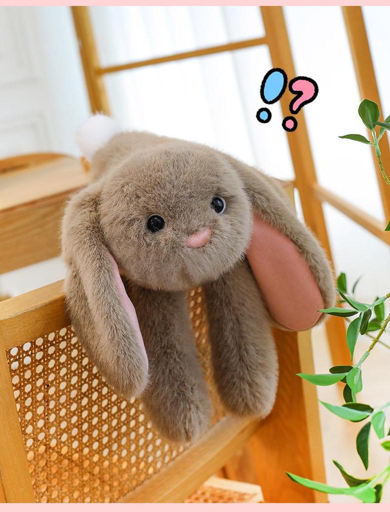 Fluffy Genuine AnTu Gongzai Little Rabbit Plush Toy Cushion