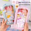 Transparent Large Capacity Portable Pencil Case for Students