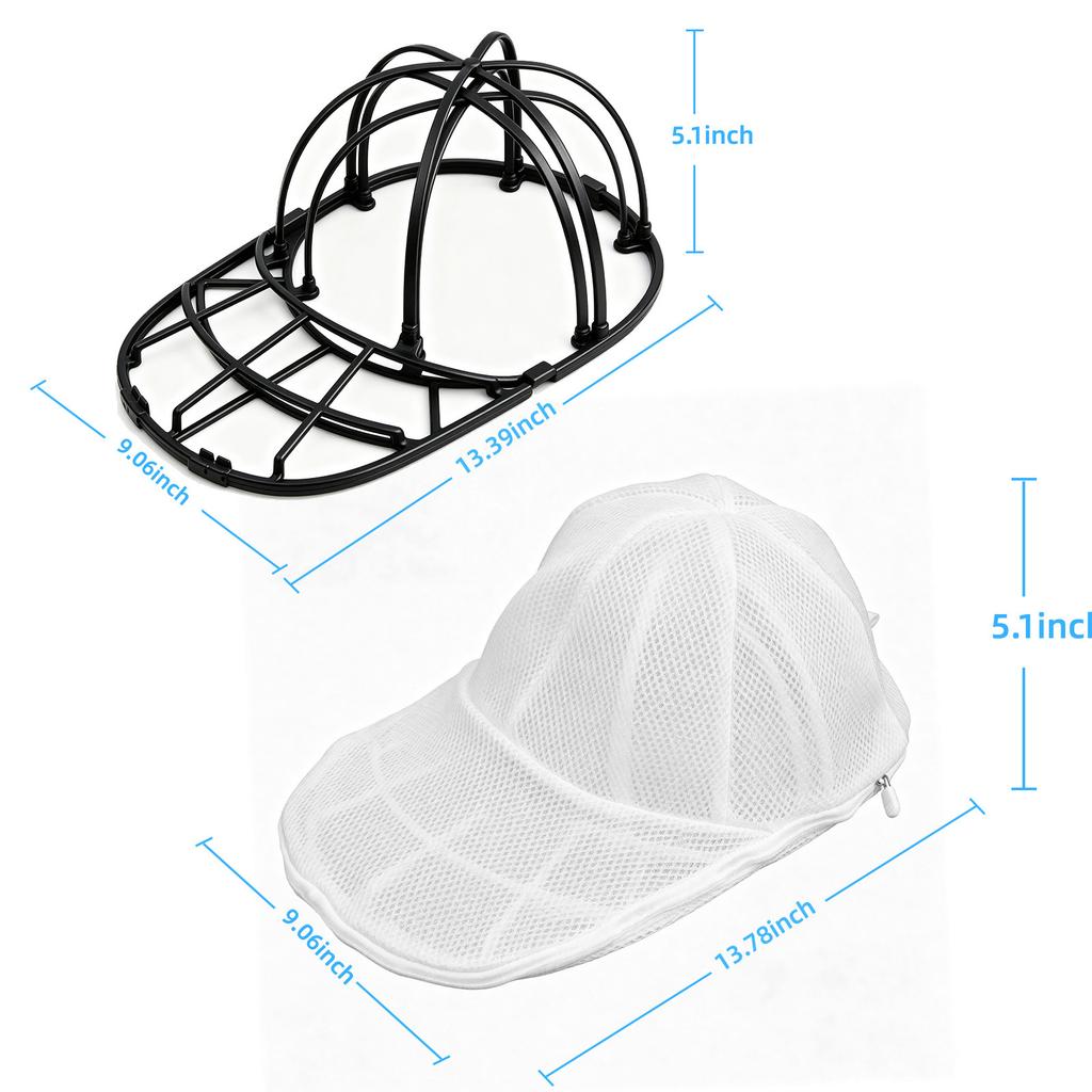 Baseball Cap Washer Frame Dual Layer Detachable Washing Machine Hat Cage Protector Cage