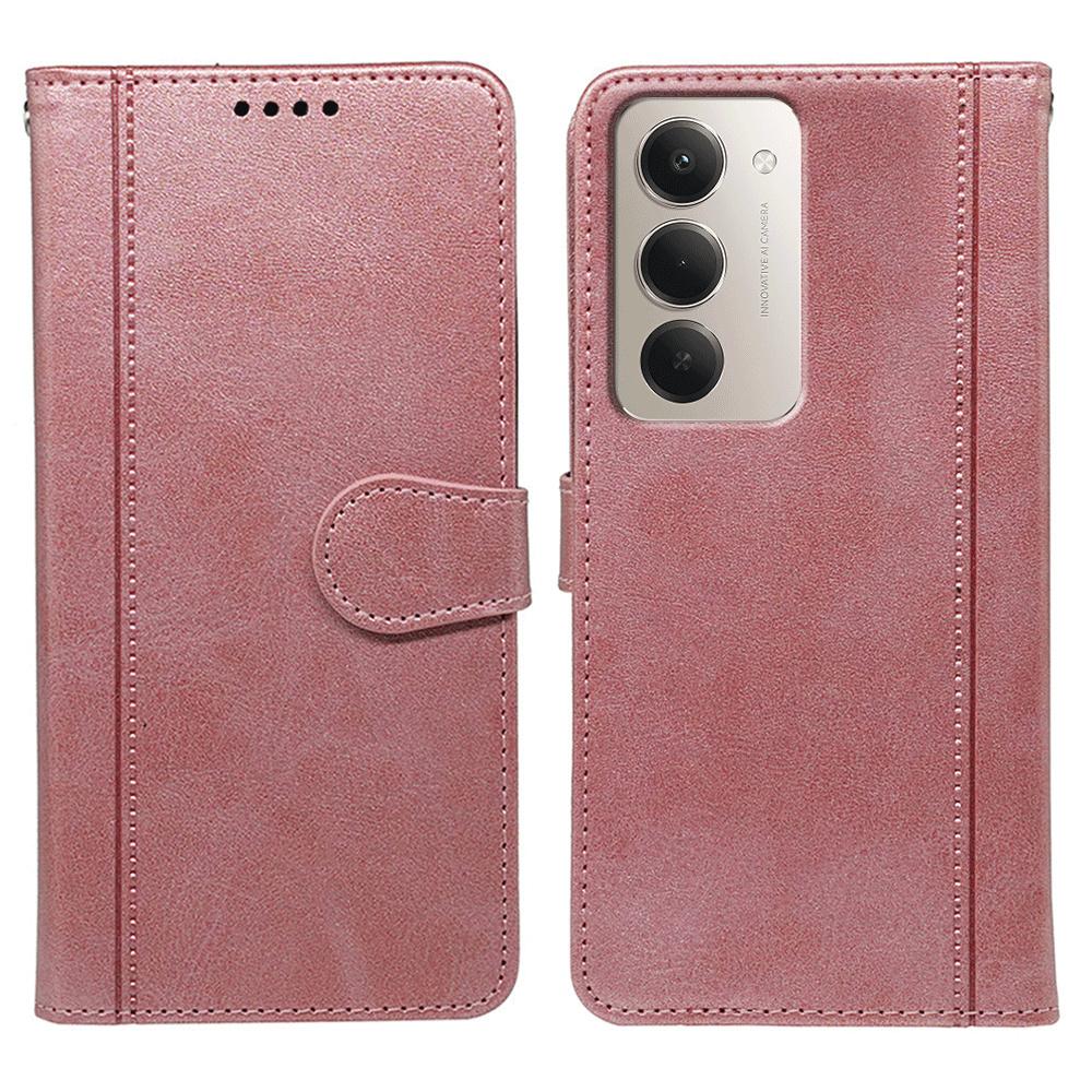 Für Xiaomi 15 Hülle Kalbleder Textur Ständer Buchstil Handyhülle