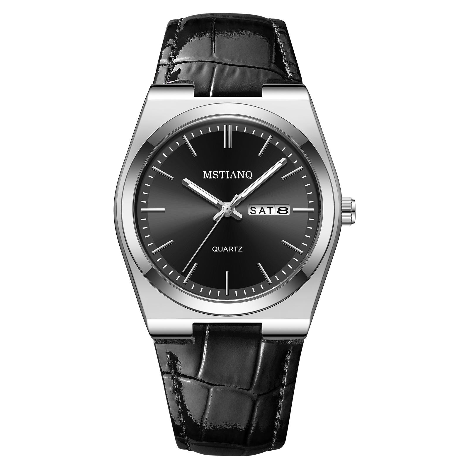 Elegant Atmospheric Watch Men S Business Casual Double Calendar Boys Luminous Quartz Watch Men S