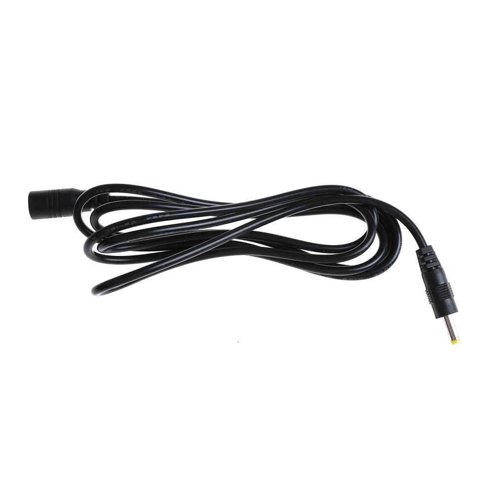 

Female + Male Extension Cable Plug 90cm 4mm X 1.7mm DC Power Connector Jack Adapter 1Pcs чорний