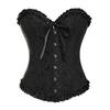 Steampunk Overbust Corset Top Womens Lace Up Boned Bustier Hourglass Corselet Bodyshaper