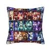 Genshin Impact Characters Collection Pillowcase Printed Cushion Cover Decorative Video Games Cartoon Throw Pillow Case Cover