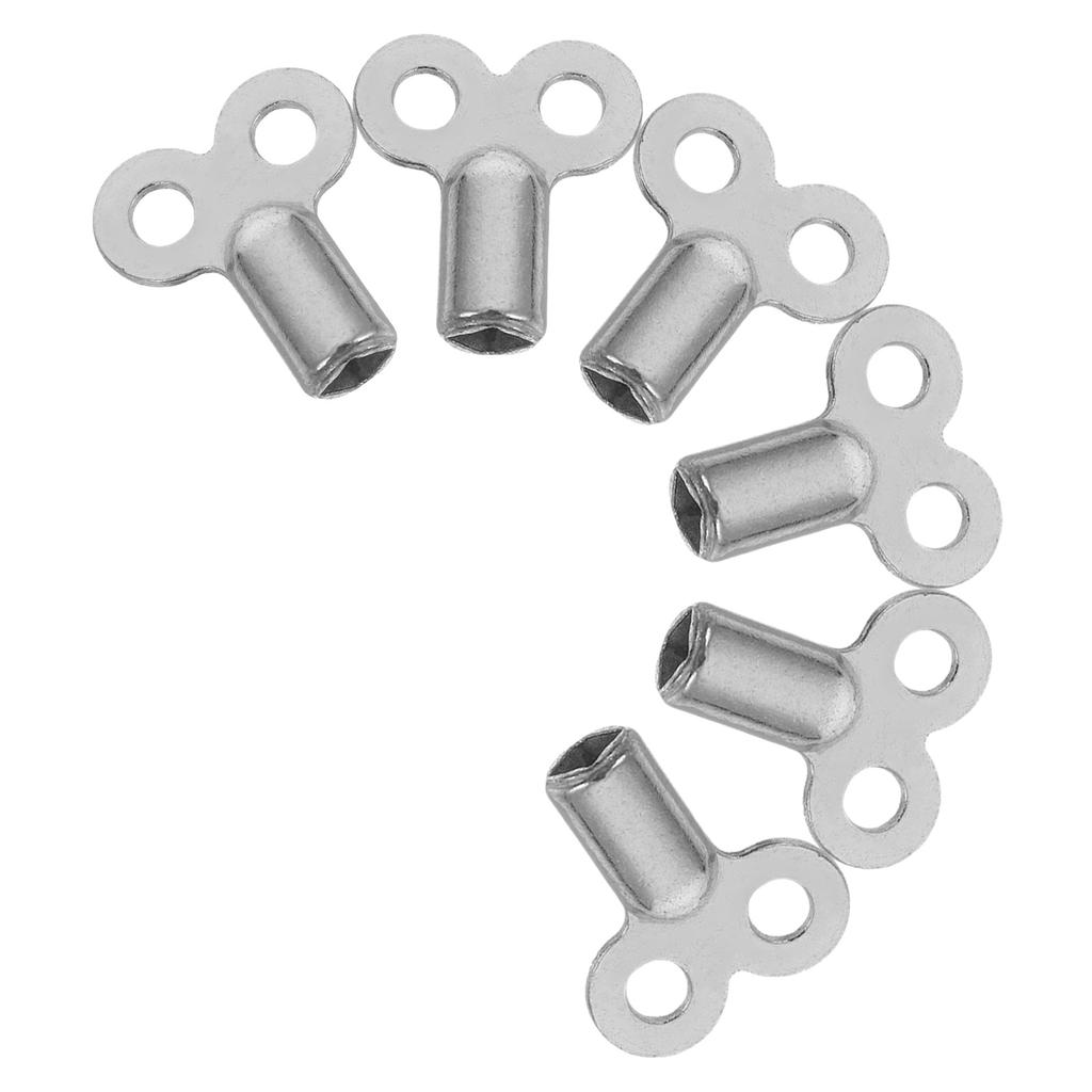 6/8pcs  Radiator Valve Key Faucet Keys Radiator Water Tap Plumbing Bleeder Key Air Vent Central Heating Tool Radiators Bleeding