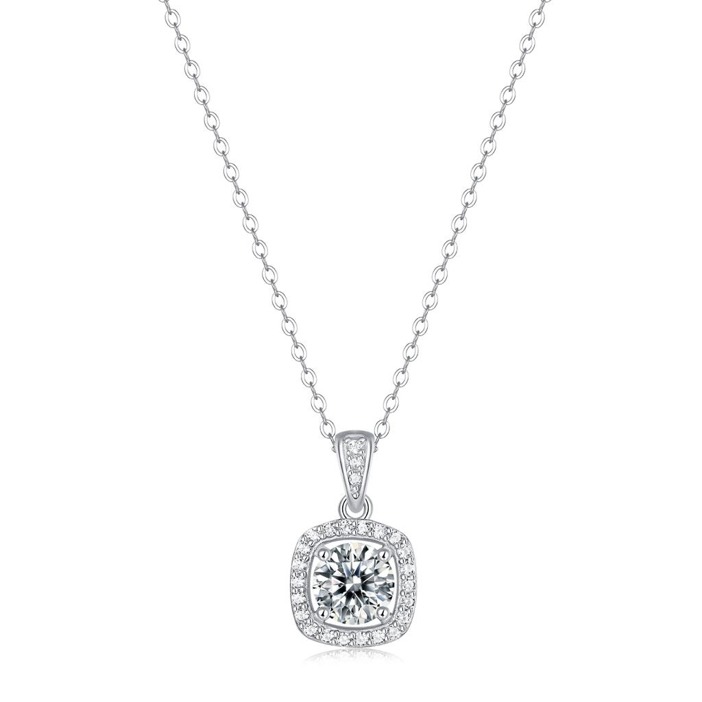 Orecchini Hip Hop Miami 5,0 mm 6,5 mm 8,0 mm Argento 925 Passano il Test Con Certificato GRA Orecchini in Moissanite D VVS1