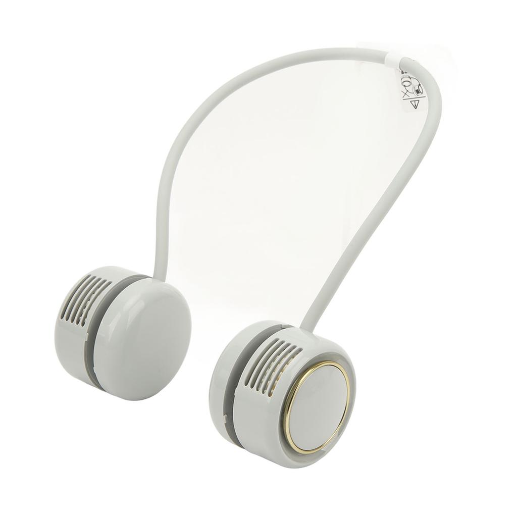 3 Gr Foldable Neck Hanging Fan Silent 3   Bladeless Folding Neck Hanging Fan for School 1600mAh