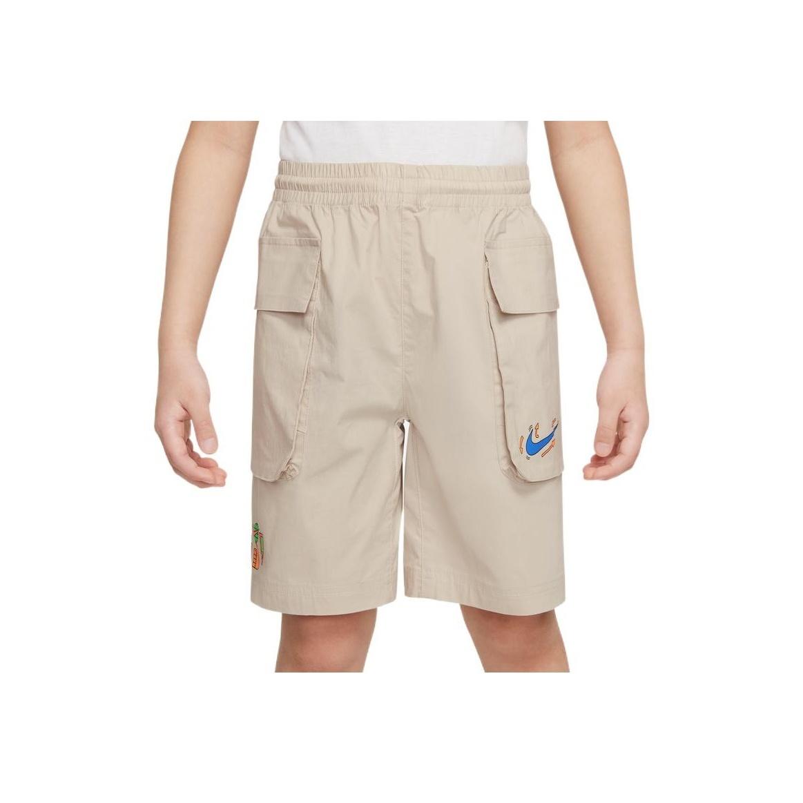 

Мужские шорты-карго Nike Kids с логотипом, бежевые DX7549-008 M