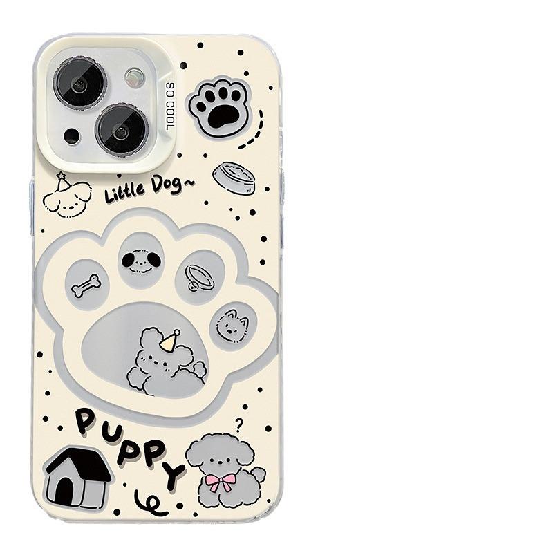 

Подходит для чехла для мобильного телефона Apple 15pro Huawei Nova12 милая лапка щенка подставка Vivos17 Huawei P30 Pro