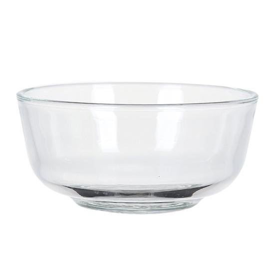 Glass Salad Bowl Thickened Serving Bowl for Salad Soup Noodles Oatmeal Large Capacity Round Dish Reusable Kitchen Dinnerware