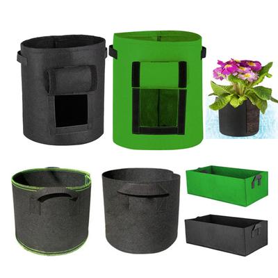 Fabric Potato Plant Flower Pots Grow Bags Flowr Flowerpot Fruit Plante Tools Garden Growing Vegetable Veg Planting