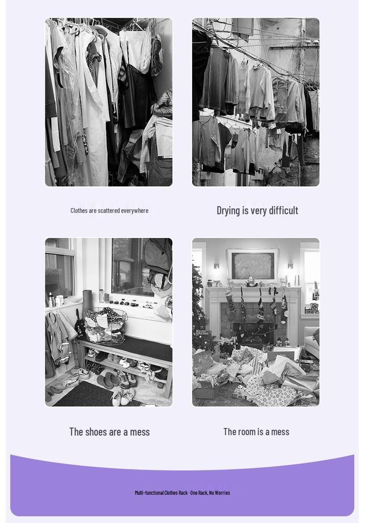 Mobile Floor-Standing Clothes Rack with Wheels: Light Luxury Drying and Hanger Unit for Bedroom