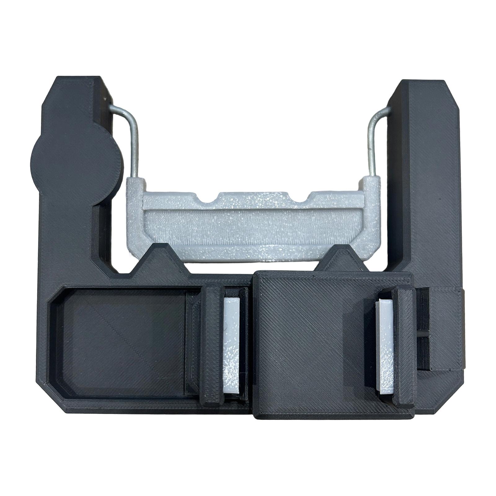 Golf Cart Steering Wheel Phone Holder, Golf Cart Phone Mount, With Scorecard Slot Spring One‑Hand Spring Quick Clamp, Steering Up Mount One Size белый