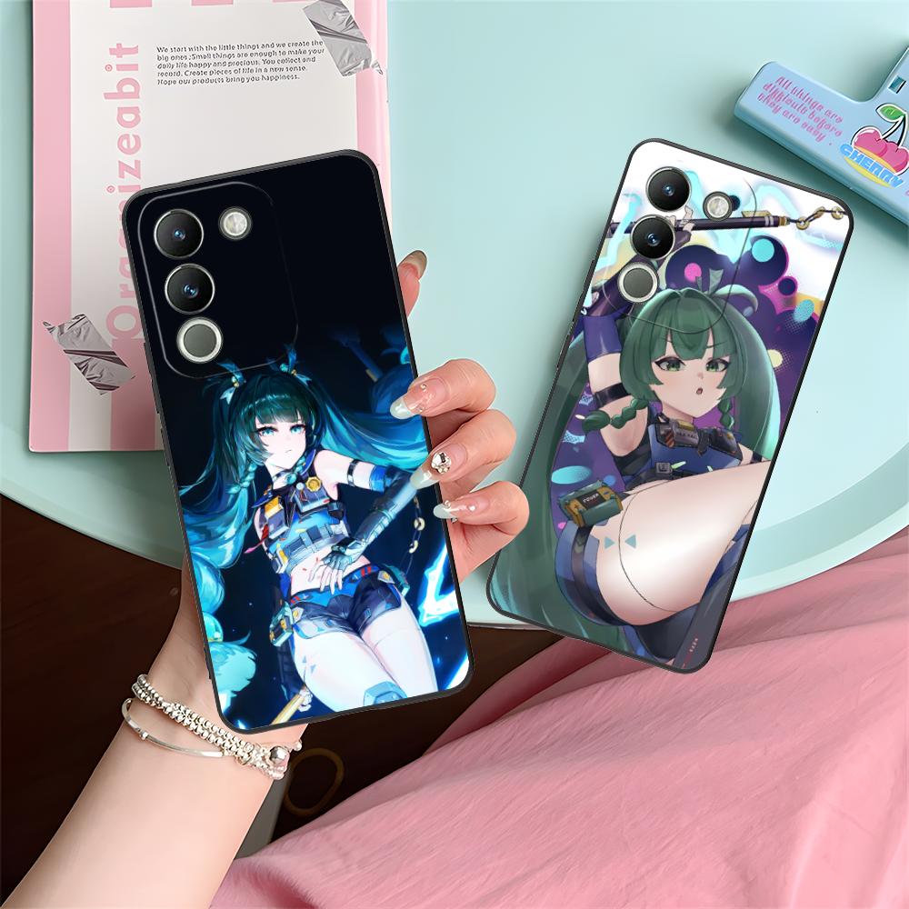 Zenless Zone Zero QingYi Phone Case for VIVO V60 V50 V40 V30 V29 V27 V25 V23 Pro Lite 5G Colorful Printing Cover Cover Luxury