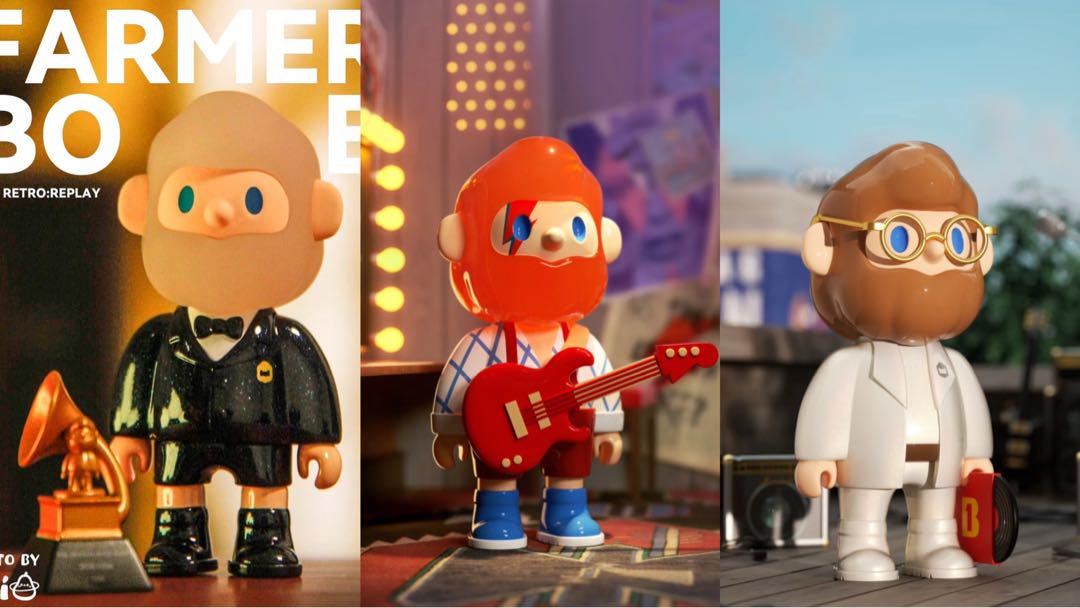 

[USED] F.un FARMER BOB Retro Replay 3 points POPMART