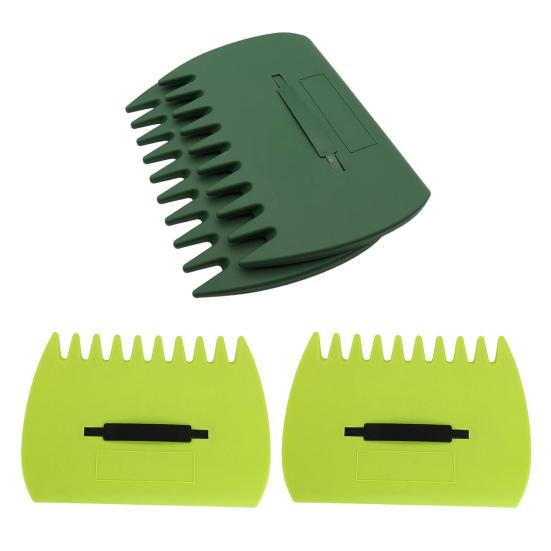 2 Pairs Leaf Scoops Hand Rakes Large Plastic Leaves Grabber Claws Yard Scoops for Picking Up Leaves Grass Lawn Clippings Twigs Debris