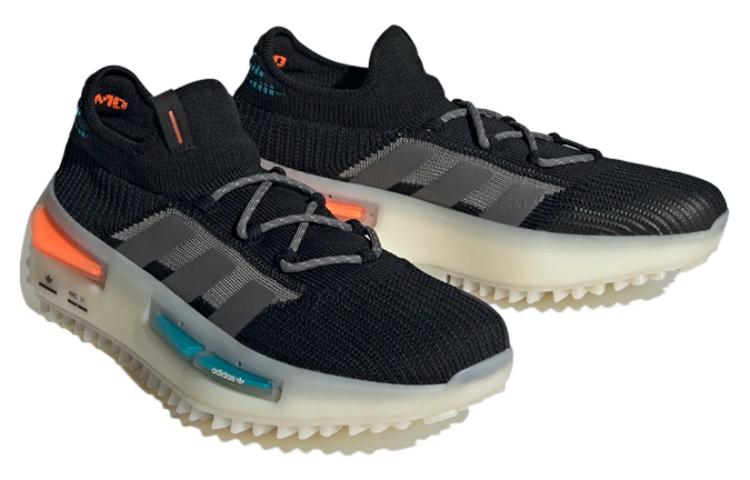 NMD_S1 Adidas Originals 'Μαύρο Τιρκουάζ Πορτοκαλί' FZ5706