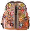 Zaino da donna in pelle patchwork – Design floreale