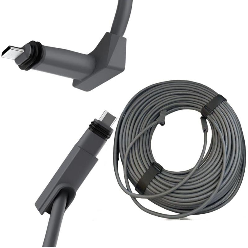 Ethernet Cable Replacement Outdoor Waterproof Rectangular Satellite Cable 26AWG Extension Cable for Generation 2