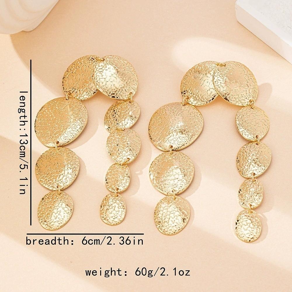 Ovale Ohrringe, Modische Lange Quastenohrringe für Damen Ohrringe