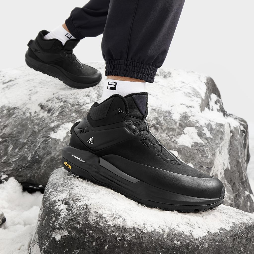 New FILA BOA EXPLORER 2 High Top Running Shoes Men's Black A12M441110FBA