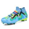 Scarpe da Calcio da Uomo Senza Cuciture Allenamento su Erba Alta AG/TF Doppio Chiodo Traspiranti Comode Cento Scarpe da Calcio
