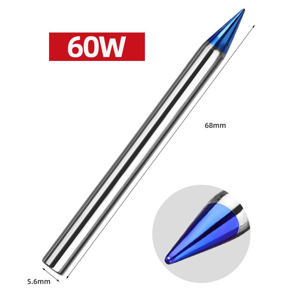 Efficient Soldering with Blue Pointed Copper Iron Tips 30W to 150W
