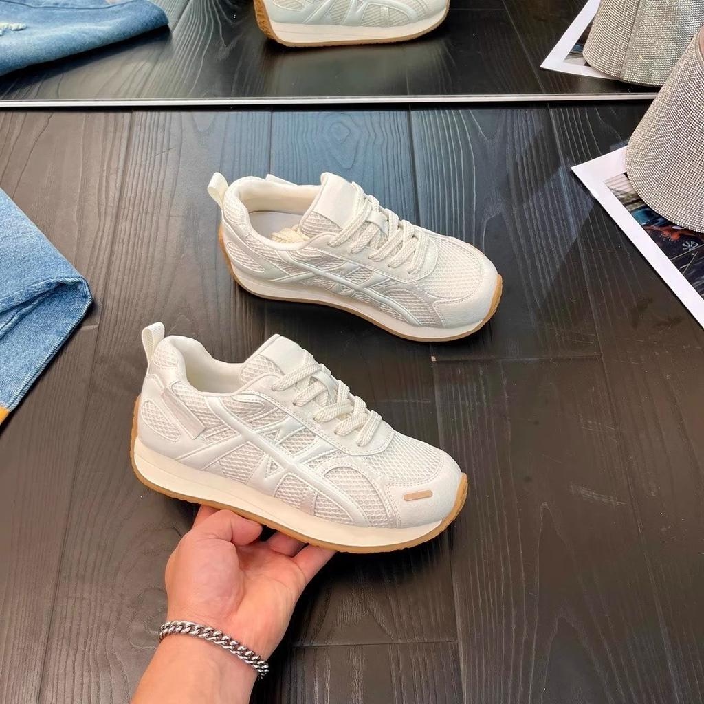 2025 spring Forrest Gump training shoes women's new sports and leisure shoes popular versatile soft-soled breathable waffles