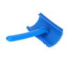 Blue Rubber Wood Grain Effect Paint Roller with Handle DIY Wall Decoration Tool
