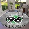 Hannover 96 Custom Name Round Area Rug,Carpet Rug for Living Room Bedroom Sofa Playroom Decor,Non-slip Floor Mat