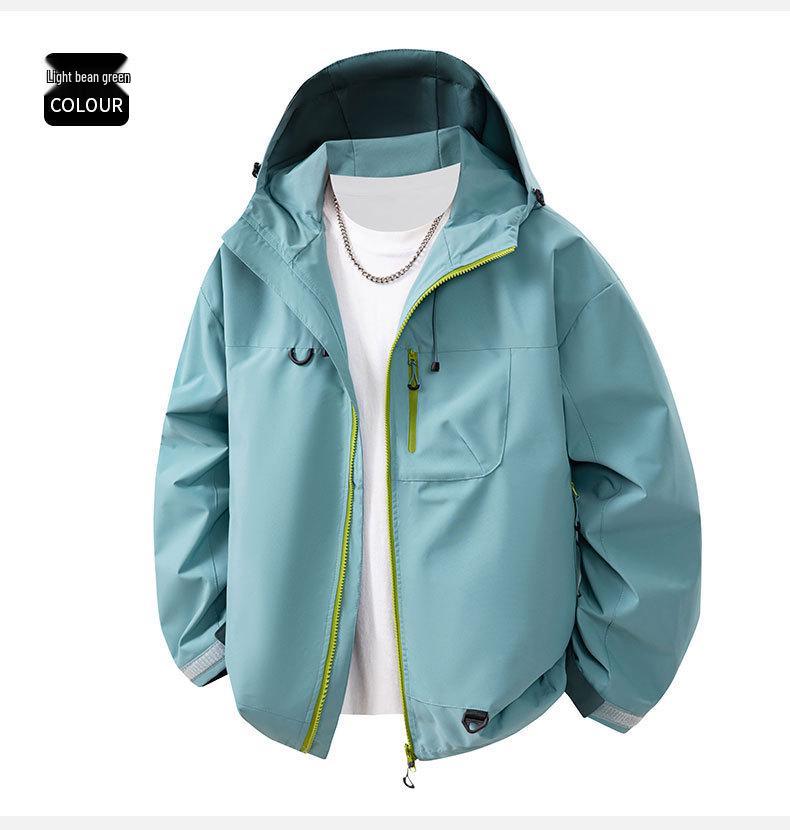 2025 Men's & Women's 3-in-1 Windproof Waterproof Jacket for Spring/Fall: Stylish Outdoor Couple's Outerwear
