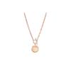 Light Luxury Diamond-Studded Round Pendant Necklace Women Necklace EG3562221