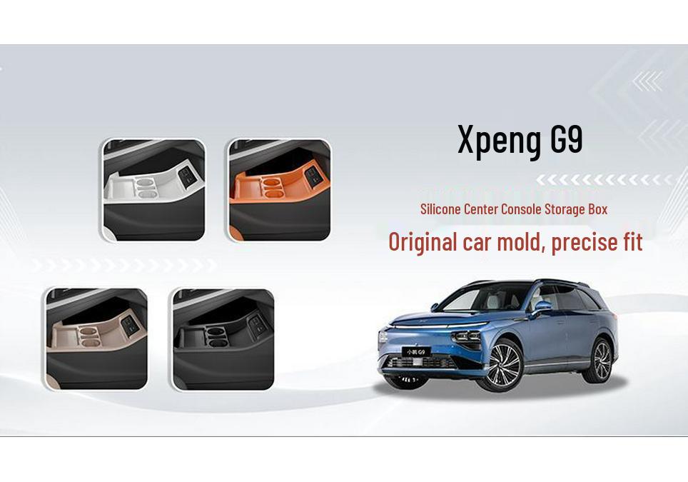Xpeng G9 Center Console Lower Storage Box - Interior Modification Accessory