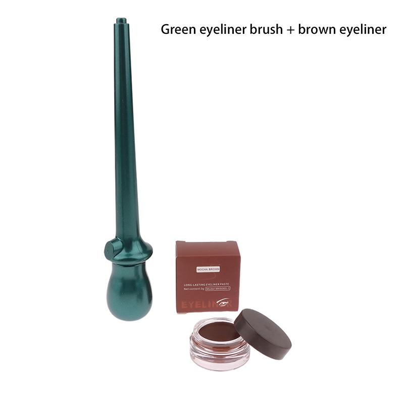 Портативные инструменты-трафареты для подводки глаз, легкий гель для подводки глаз без пропусков, многоразовая силиконовая кисть для макияжа глаз для дрожащих рук, красота подводки для глаз