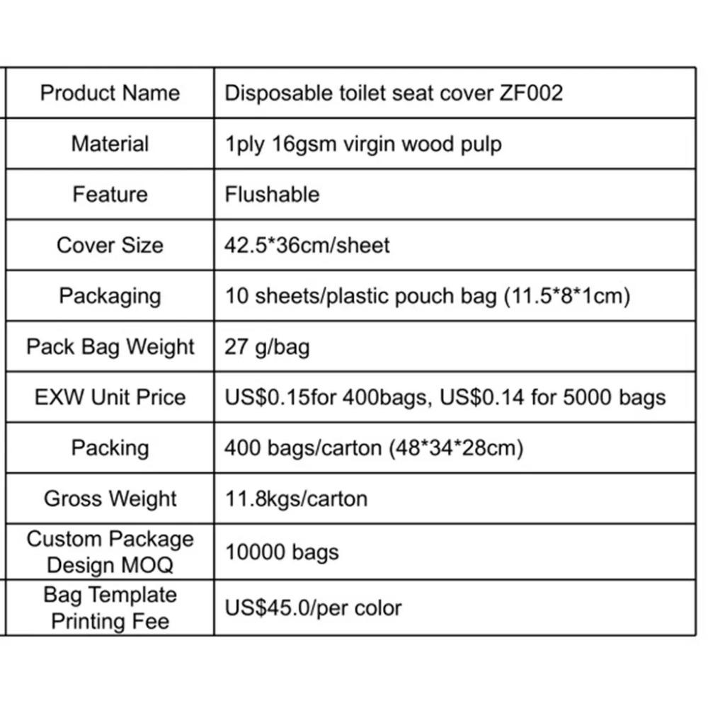 50pcs/lot Disposable Toilet Seat Cover 10pcs Waterproof Soluble Safety Travel/Camping Hotel Bathroom Accessiories Mat Portable