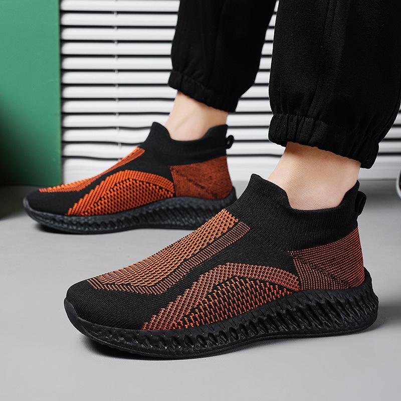 Spring Foot Shoes For Shoes Men'S Shoes Casual Shoes Breathable Fly-Woven Sports Shoes