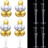2/4 Sets Reusable Clear Balloon Stand Kit Table and Floor Balloon Stand Holder for Birthday Wedding Baby Shower and Holidays