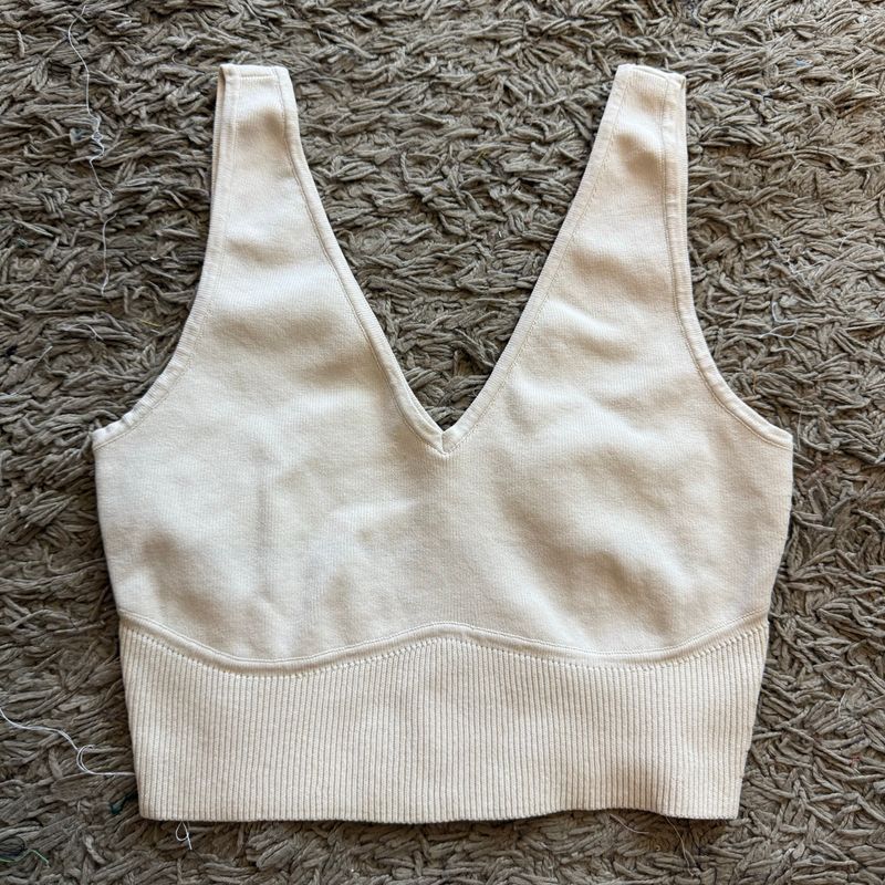 Los Angeles La * Hearts Summer Sexy Silm Knitting Deep V Vest Skirt