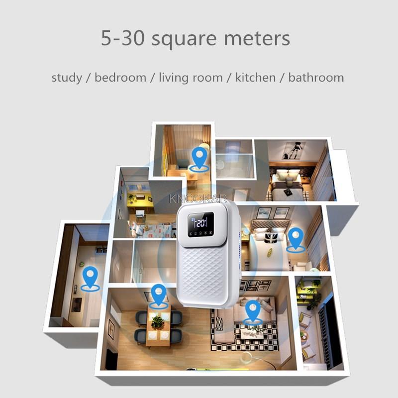 Intelligent Dehumidifier Dryer Air Purification Household Moisture Absorber Bedroom Basement LED Smart Touch Remote Control