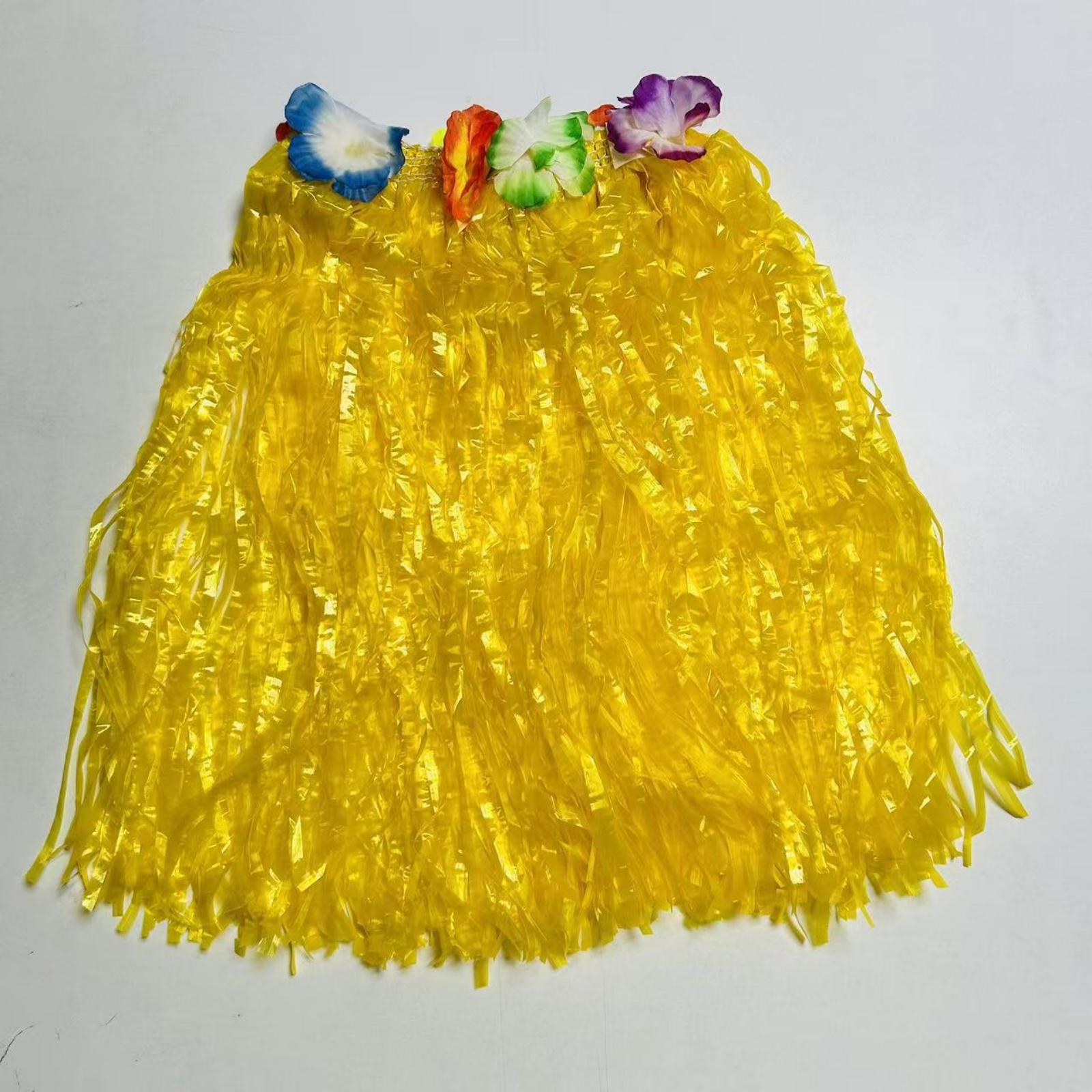 

Carnival Ball Dance Performance Costume Grass Skirt Set, Children s Grass Skirt XL жёлтый