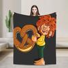 P-Pumuckldeka Měkká Útulná Estetická Deka Do Ložnice Cestování Flanelová Přikrývka Pokrývka Postele