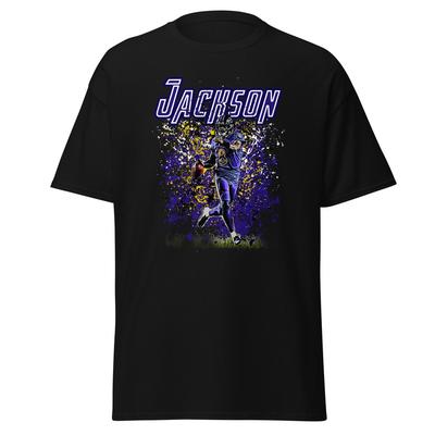 T-shirt classica Lamar Jackson maglia da football americano Ravens