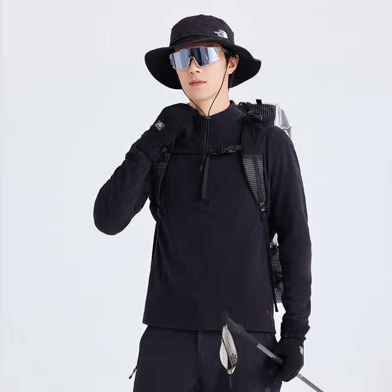 Men s Autumn/Winter Half-Zip Polar Fleece Base Layer XXL