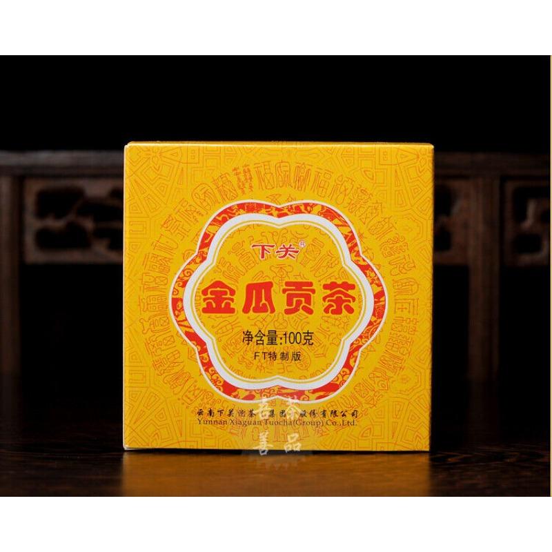 Чай Юньнань Пуэр Shimonoseki FT Special JIN GUA Tribute Puer Tuocha 100г — фото 9