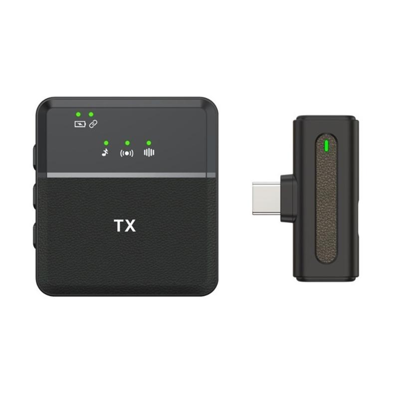 

Portable Wireless Clip Microphone Lavalier Microphone Featuring Advanced Noise Cancelling for Quality Sound Mic
