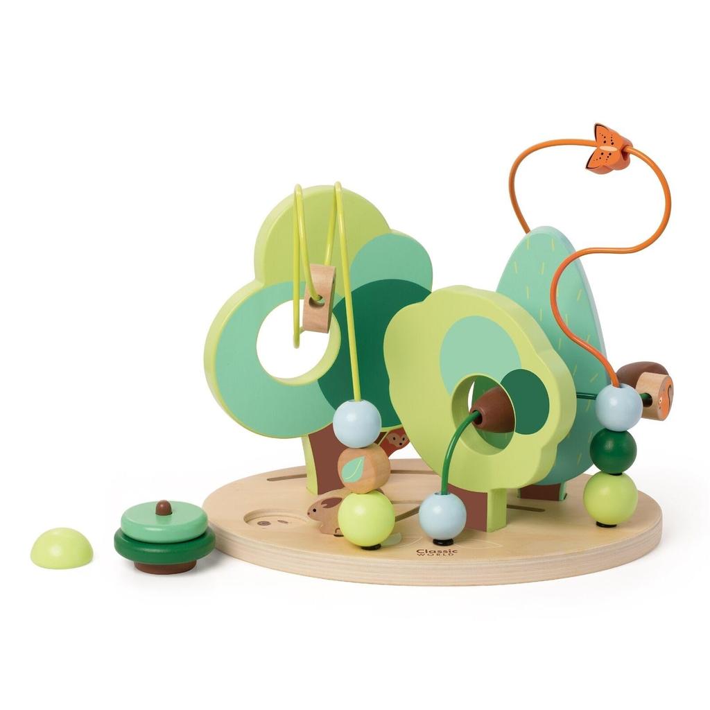 Looping Bead Coaster Bead Maze Educational Toy Baby 1 Year Old 1 and a Half Year Old Baby Gift Classic World Classic World Forest Life Beads CL20199